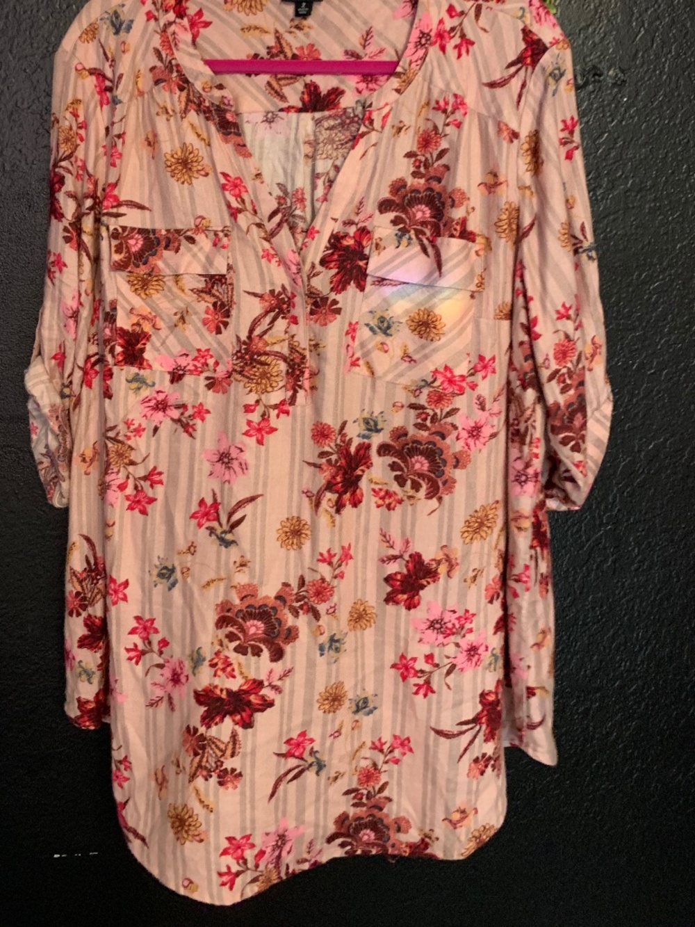 Torrid Harper sz 2x XXL pink floral, fall vibes, cozy, like new